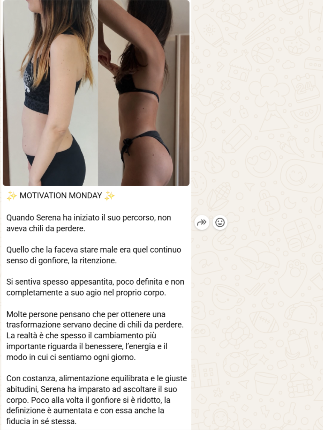 Trasformazione Serena — Motivation Monday
